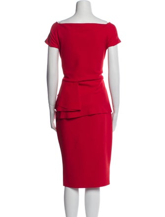 La Petite Robe di Chiara Boni Cowl Neck Midi Length Dress