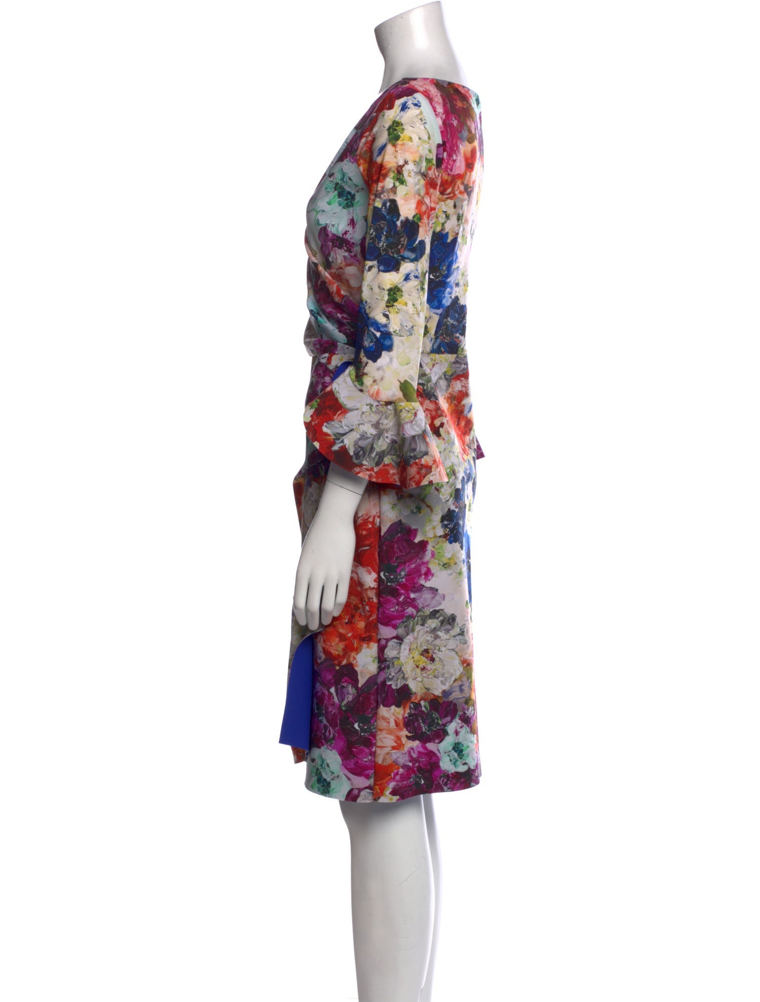 La Petite Robe di Chiara Boni Floral Print Knee-Length Dress