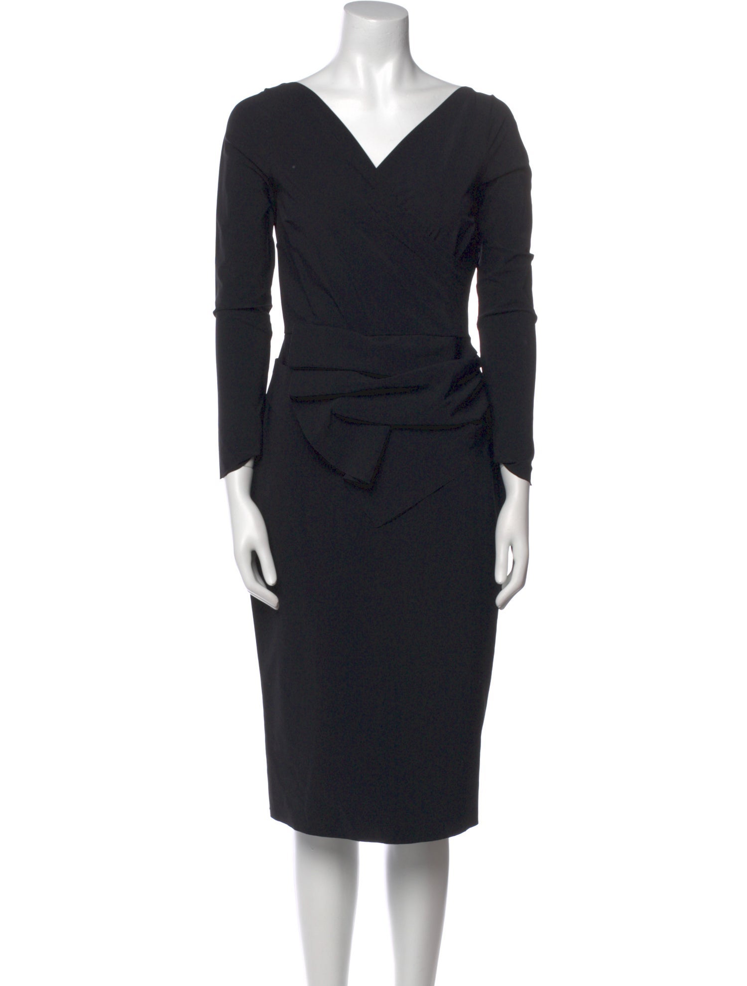 La Petite Robe di Chiara Boni V-Neck Midi Length Dress