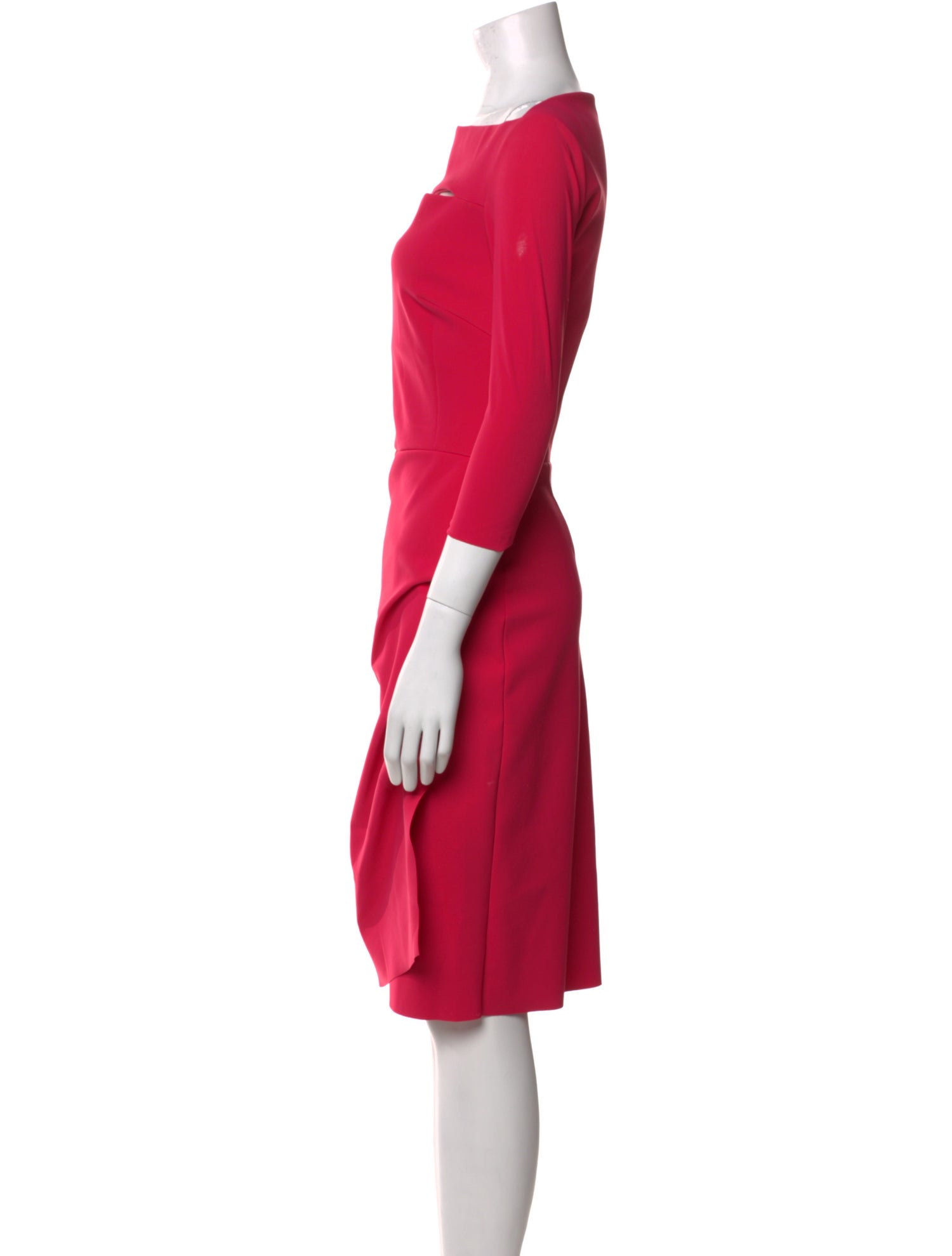 La Petite Robe di Chiara Boni Bateau Neckline Knee-Length Dress