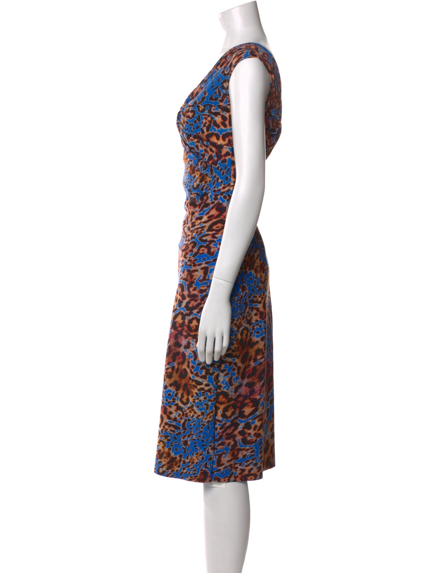 La Petite Robe di Chiara Boni Printed Knee-Length Dress