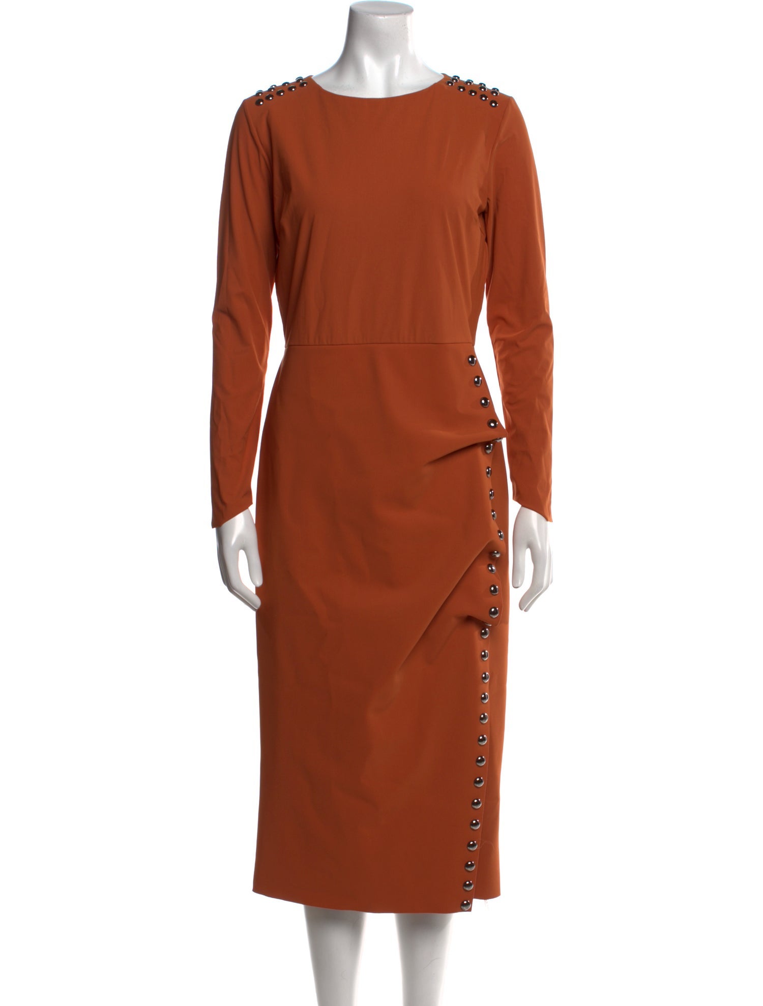 La Petite Robe di Chiara Boni Bateau Neckline Midi Length Dress