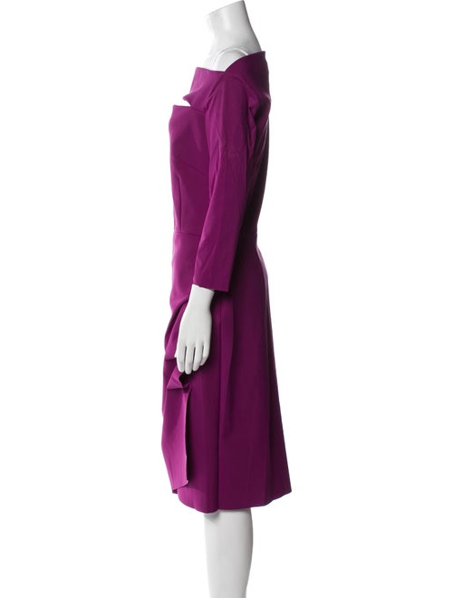 La Petite Robe di Chiara Boni Off-The-Shoulder Midi Length Dress