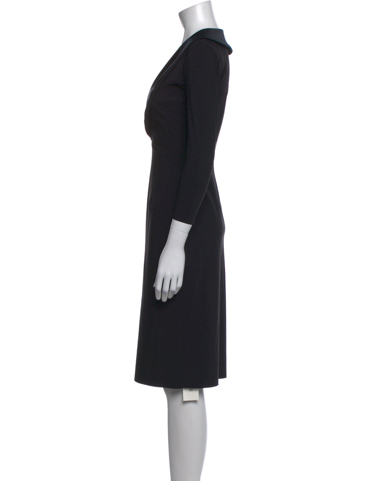 La Petite Robe di Chiara Boni Square Neckline Knee-Length Dress