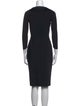 La Petite Robe di Chiara Boni Square Neckline Knee-Length Dress