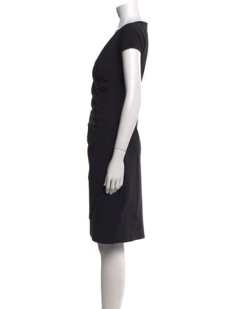 La Petite Robe di Chiara Boni V-Neck Knee-Length Dress