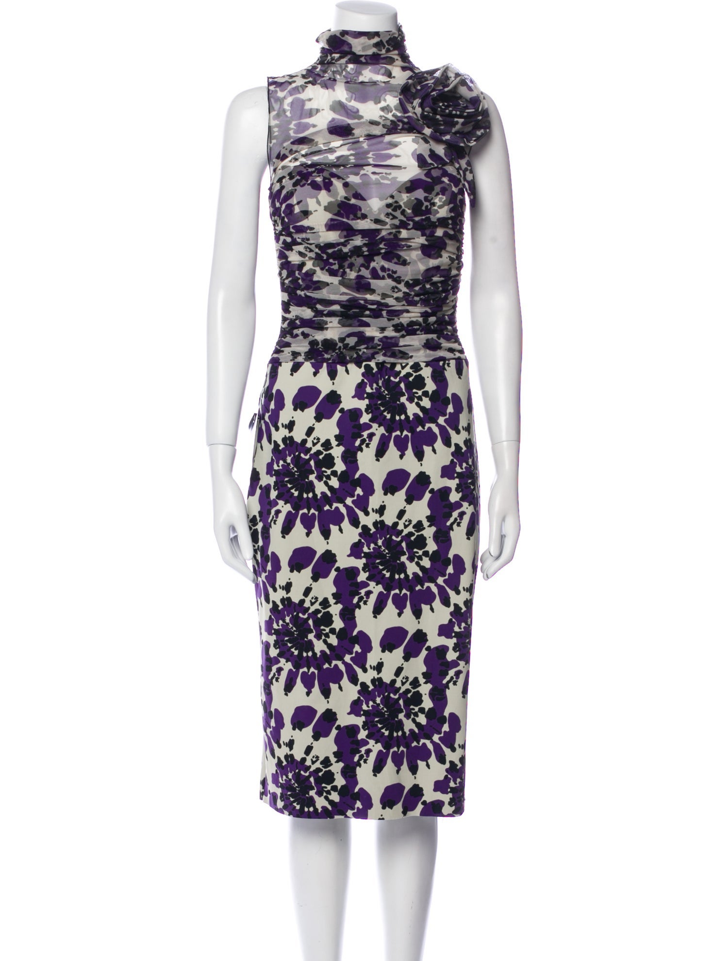 La Petite Robe di Chiara Boni Floral Print Midi Length Dress