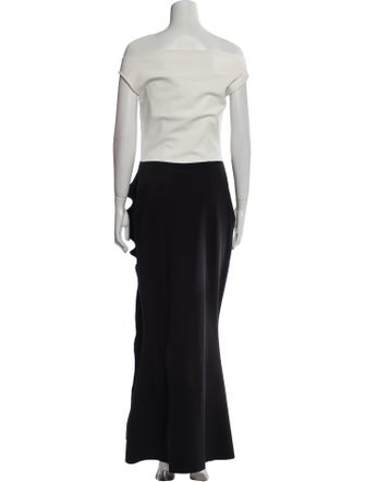 La Petite Robe di Chiara Boni Colorblock Pattern Long Dress