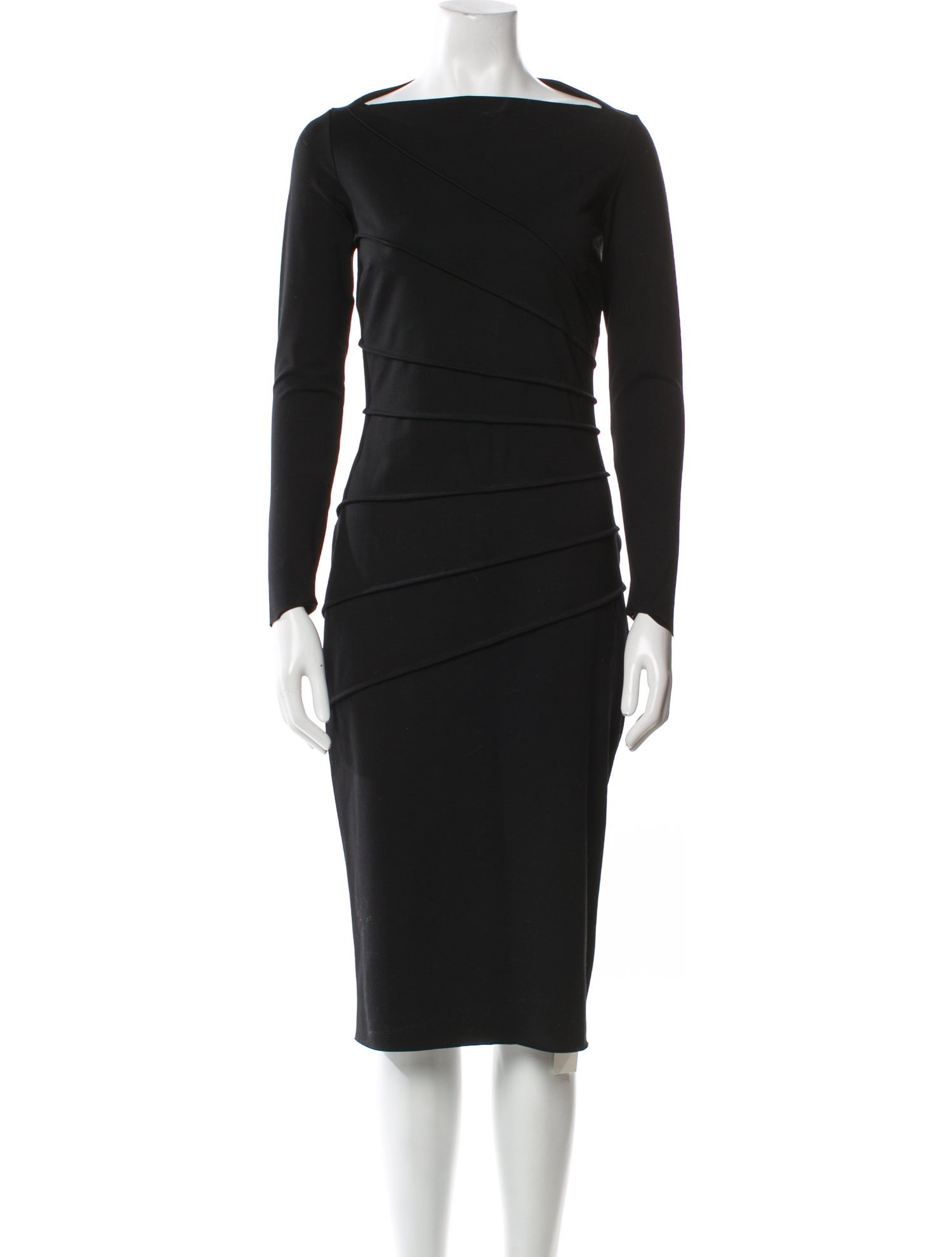 La Petite Robe di Chiara Boni Bateau Neckline Midi Length Dress