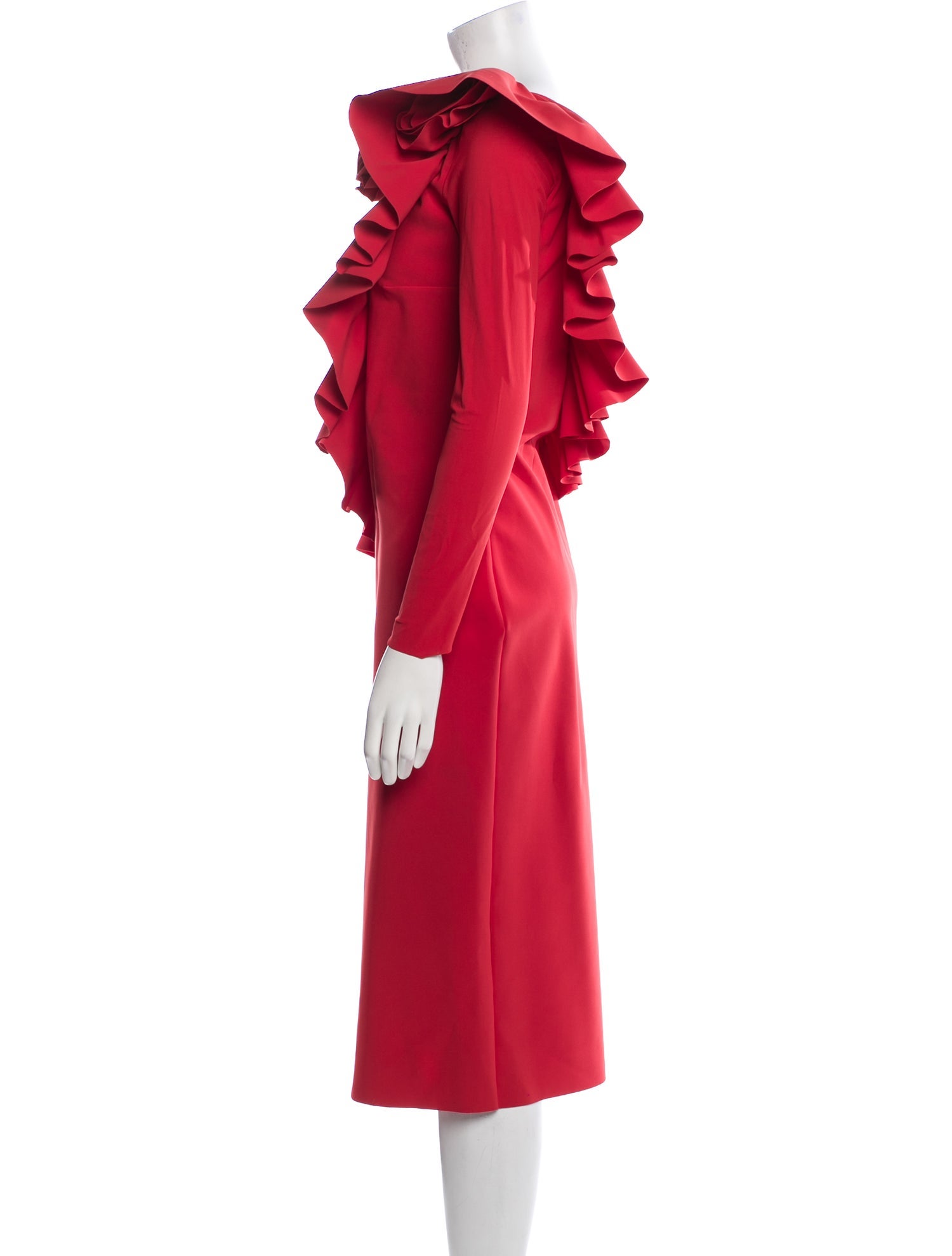 La Petite Robe di Chiara Boni One-Shoulder Midi Length Dress