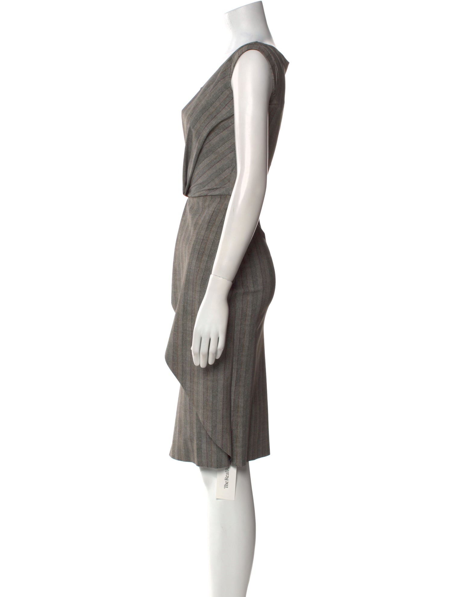 La Petite Robe di Chiara Boni Scoop Neck Knee-Length Dress w/ Tags