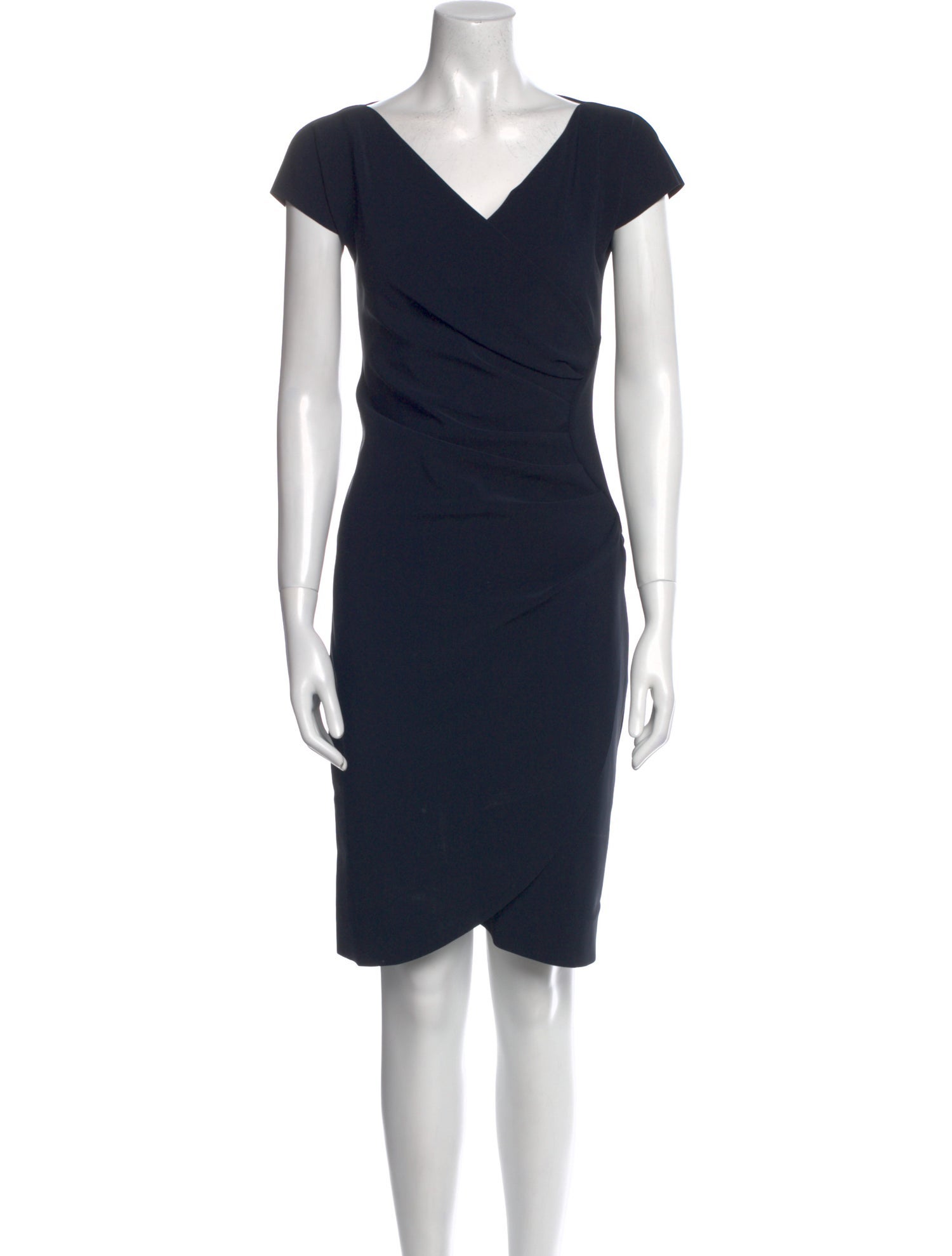 La Petite Robe di Chiara Boni V-Neck Knee-Length Dress