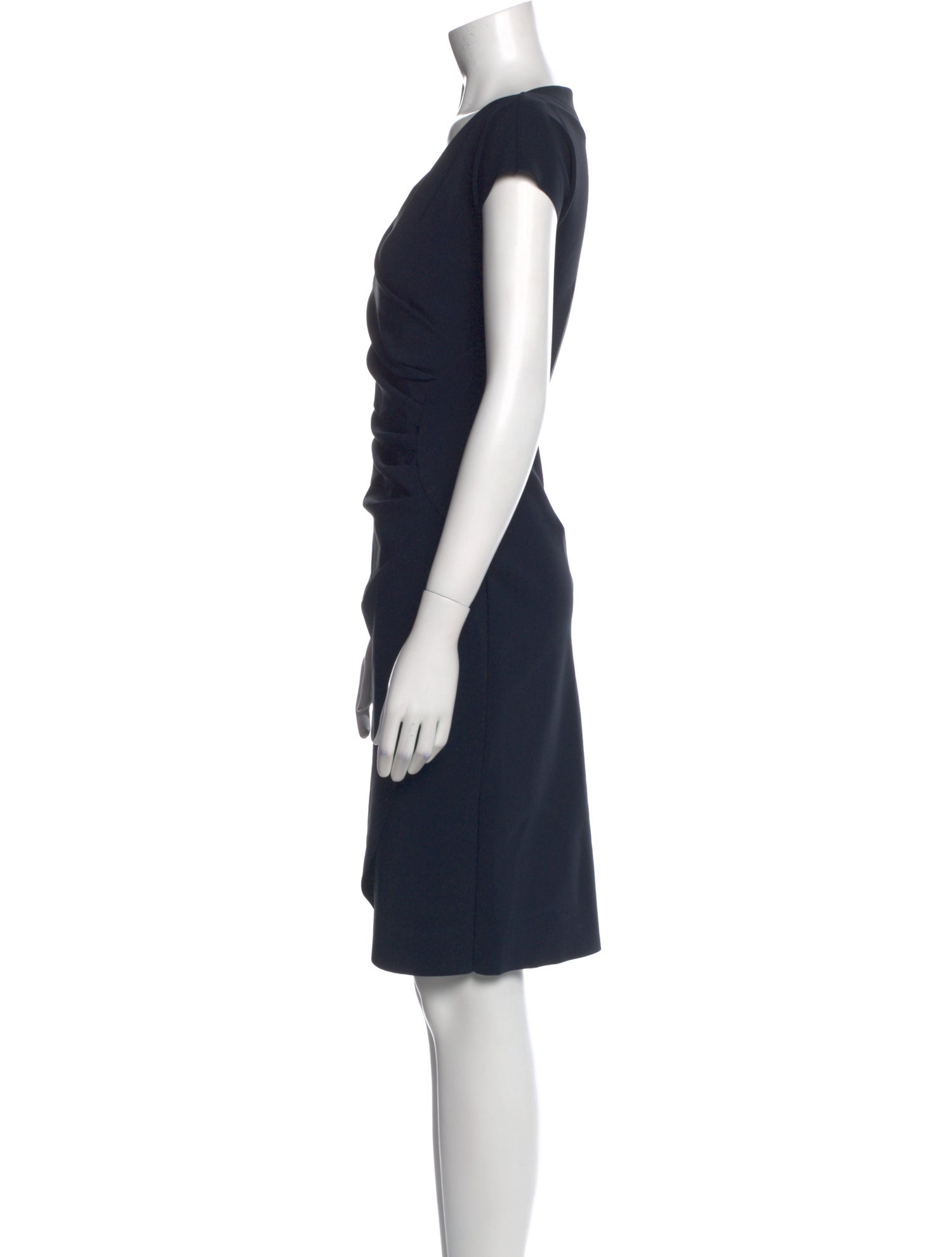 La Petite Robe di Chiara Boni V-Neck Knee-Length Dress