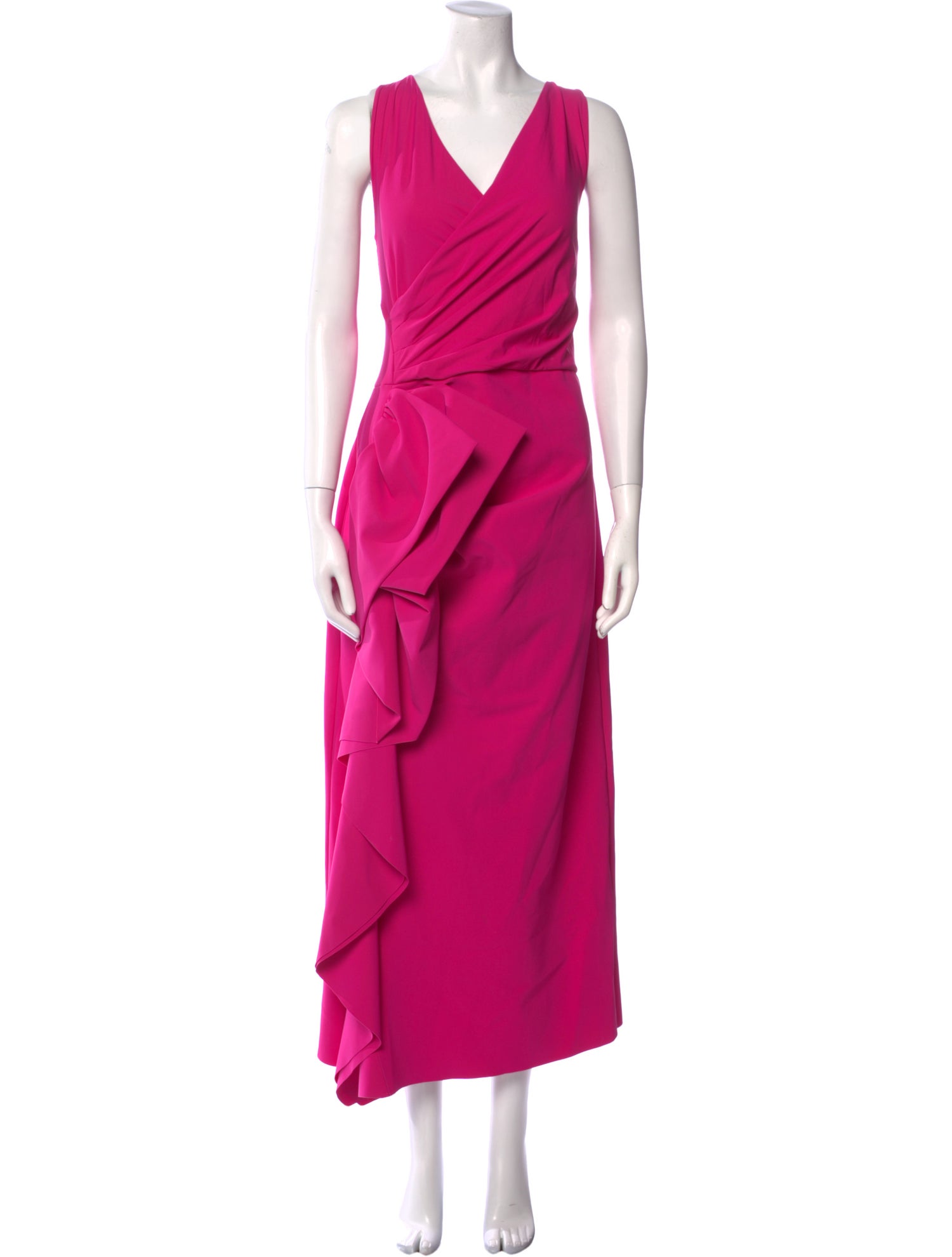 La Petite Robe di Chiara Boni Cowl Neck Midi Length Dress