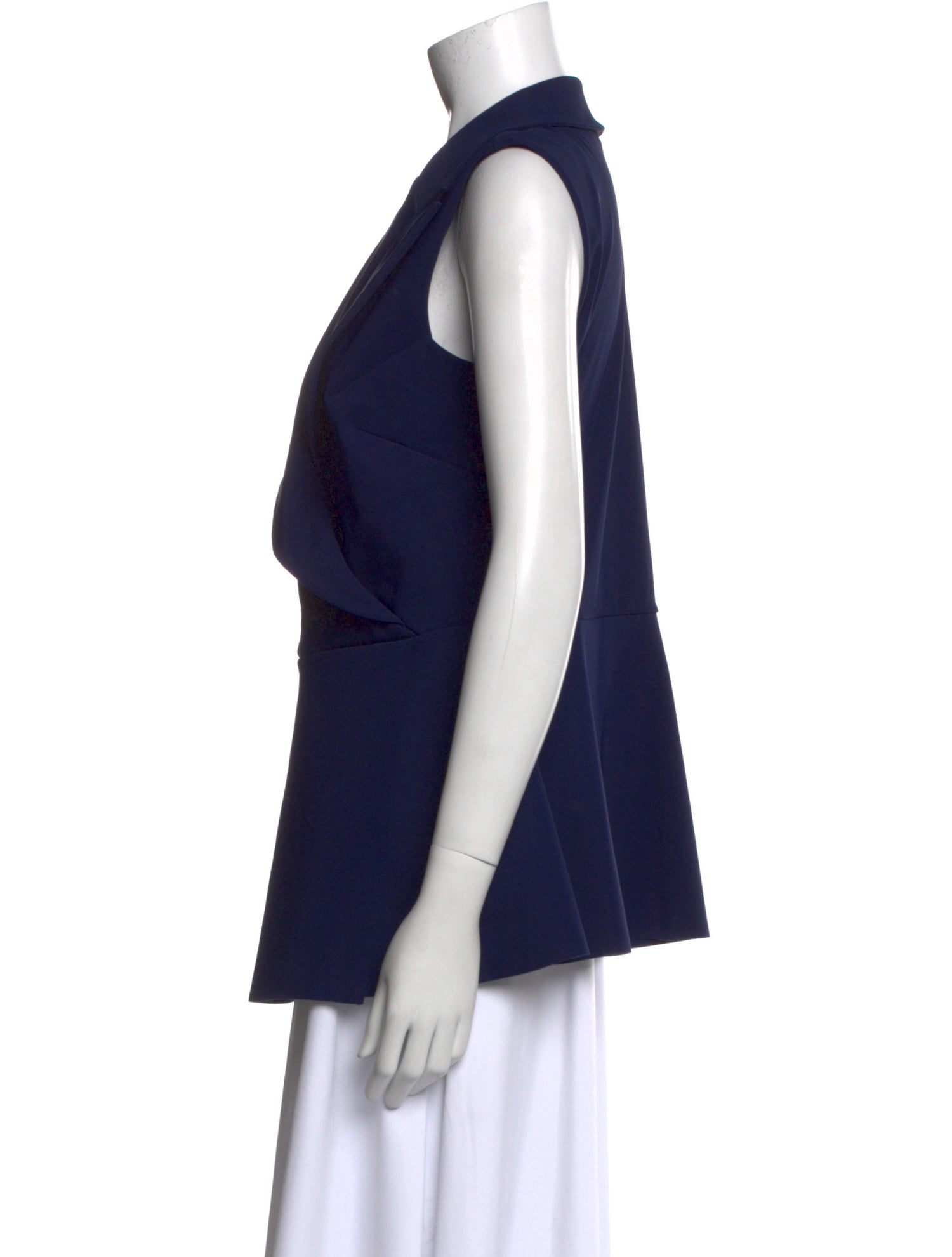 La Petite Robe di Chiara Boni Cowl Neck Sleeveless Top