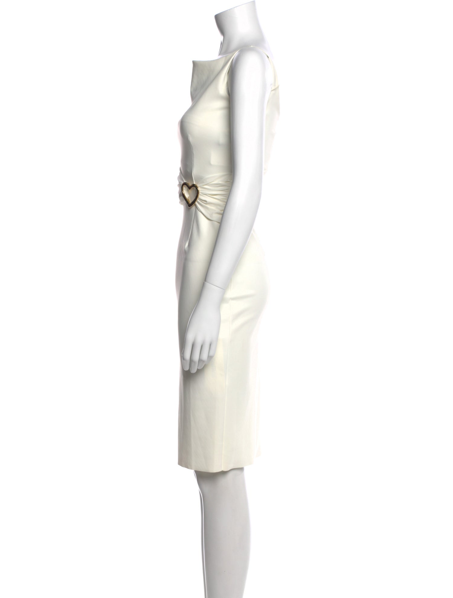 La Petite Robe di Chiara Boni Bateau Neckline Knee-Length Dress w/ Tags