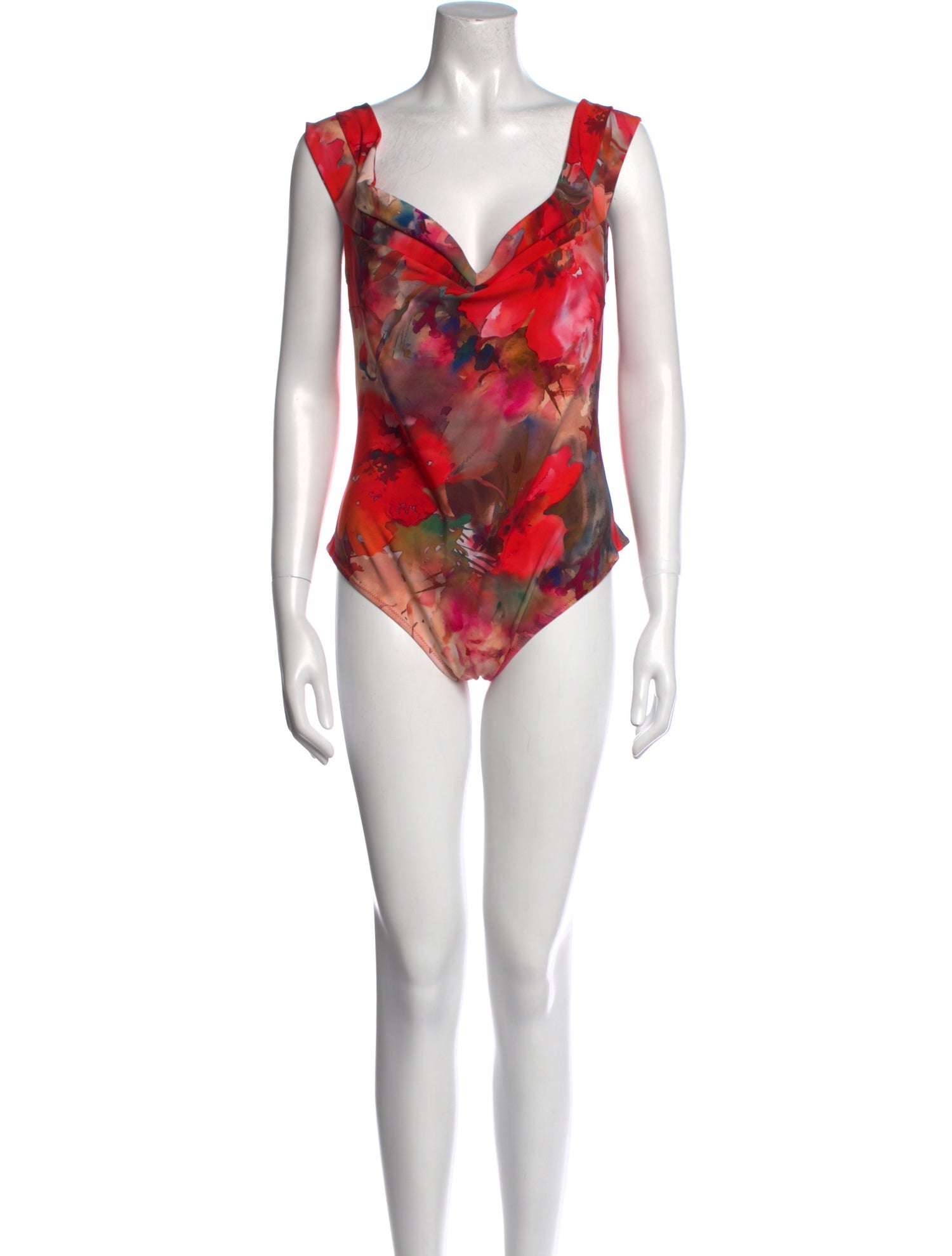 La Petite Robe di Chiara Boni Vintage Floral Print Bodysuit