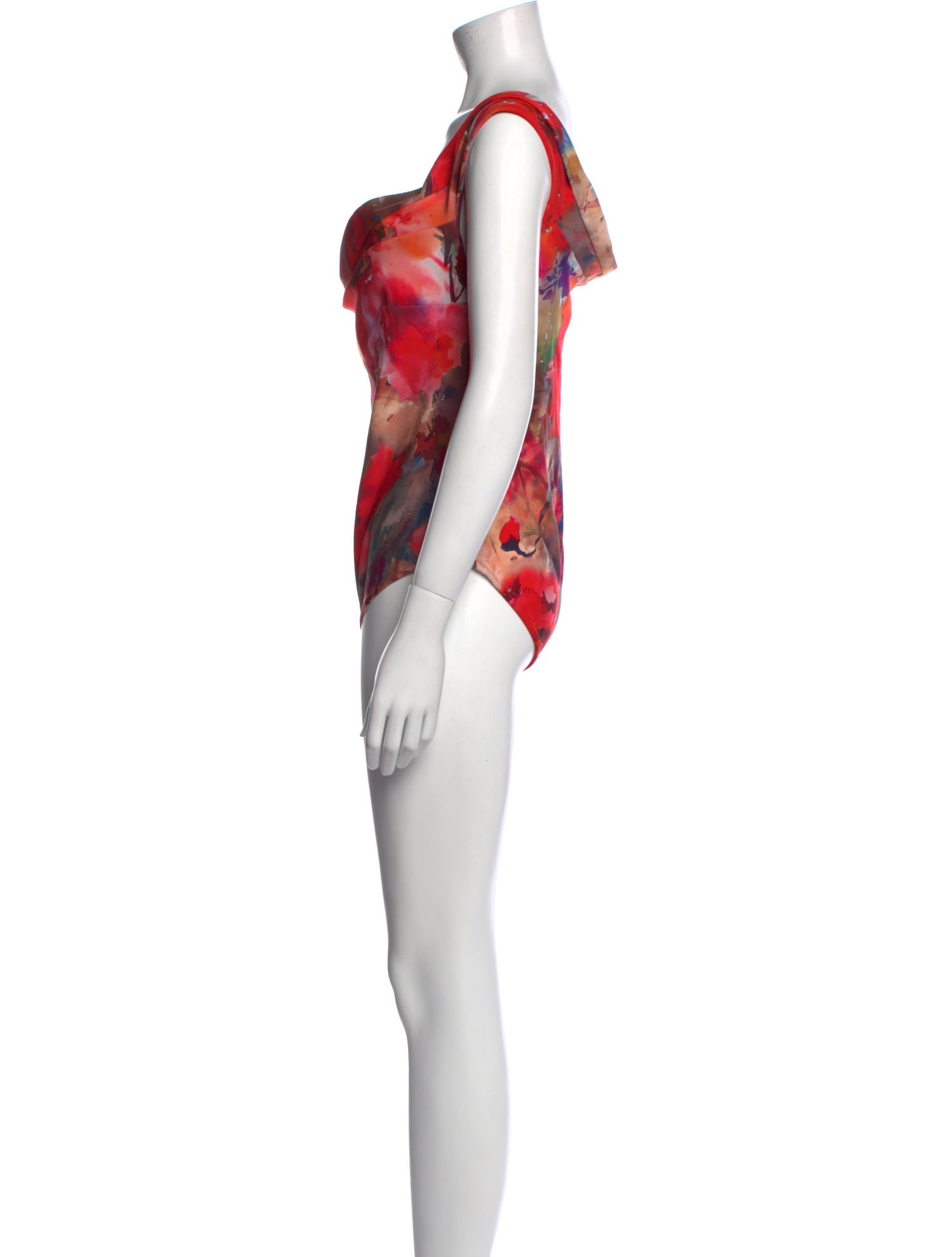 La Petite Robe di Chiara Boni Vintage Floral Print Bodysuit