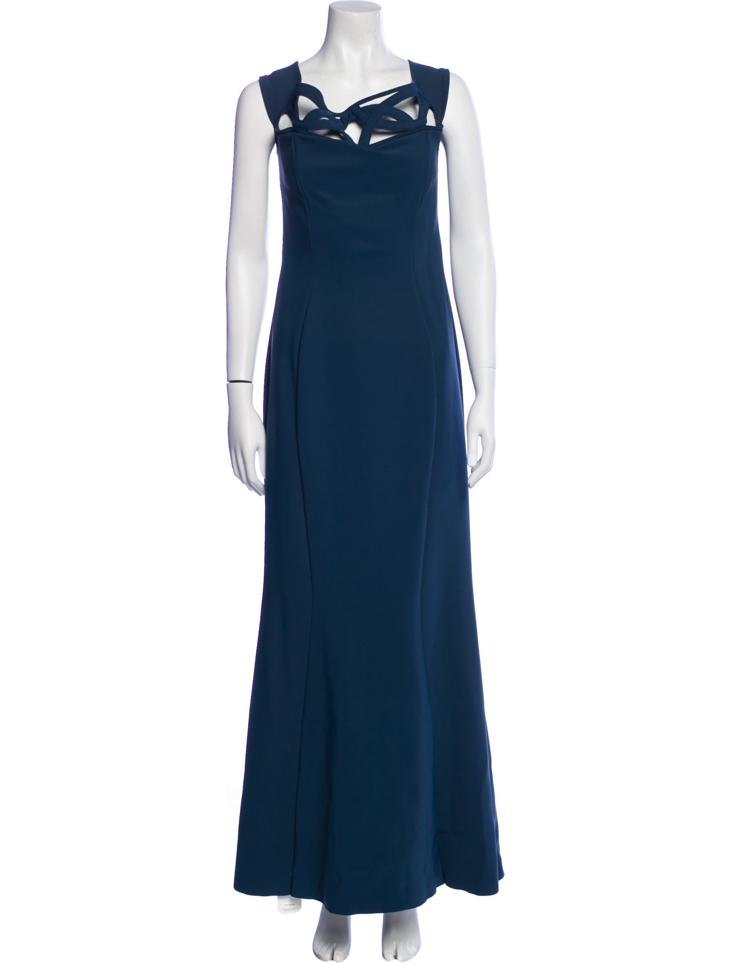 La Petite Robe di Chiara Boni Square Neckline Long Dress