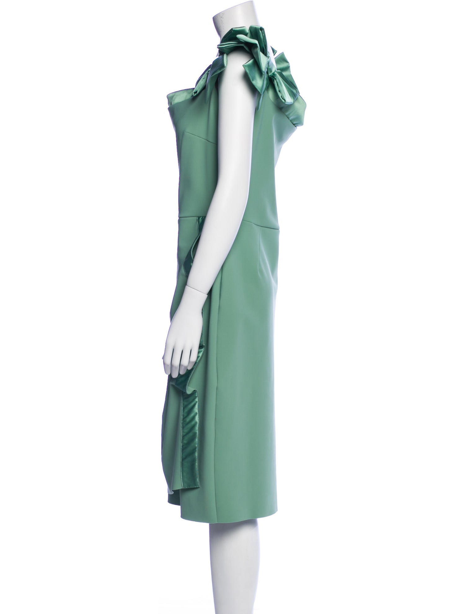 La Petite Robe di Chiara Boni Scoop Neck Midi Length Dress