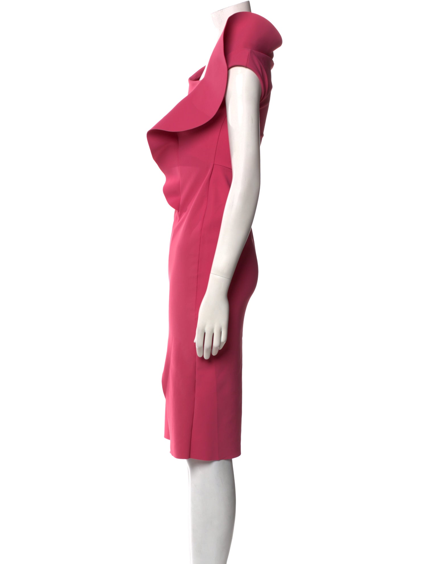 La Petite Robe di Chiara Boni Bateau Neckline Knee-Length Dress