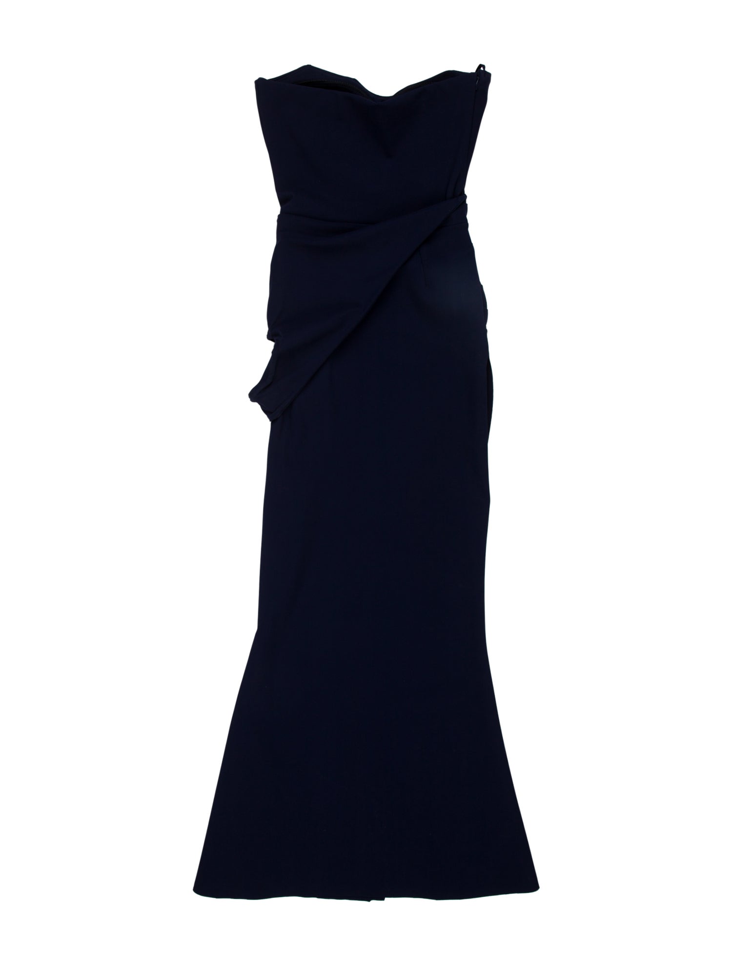 La Petite Robe di Chiara Boni Strapless Long Dress - Blue Dresses ...