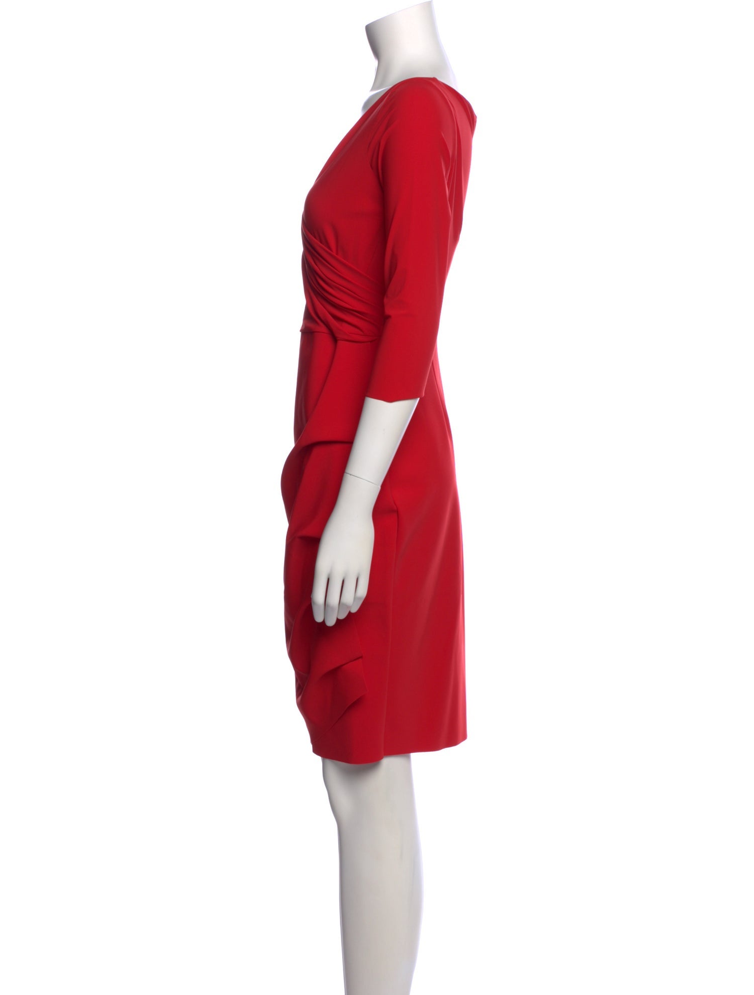 La Petite Robe di Chiara Boni Bateau Neckline Knee-Length Dress