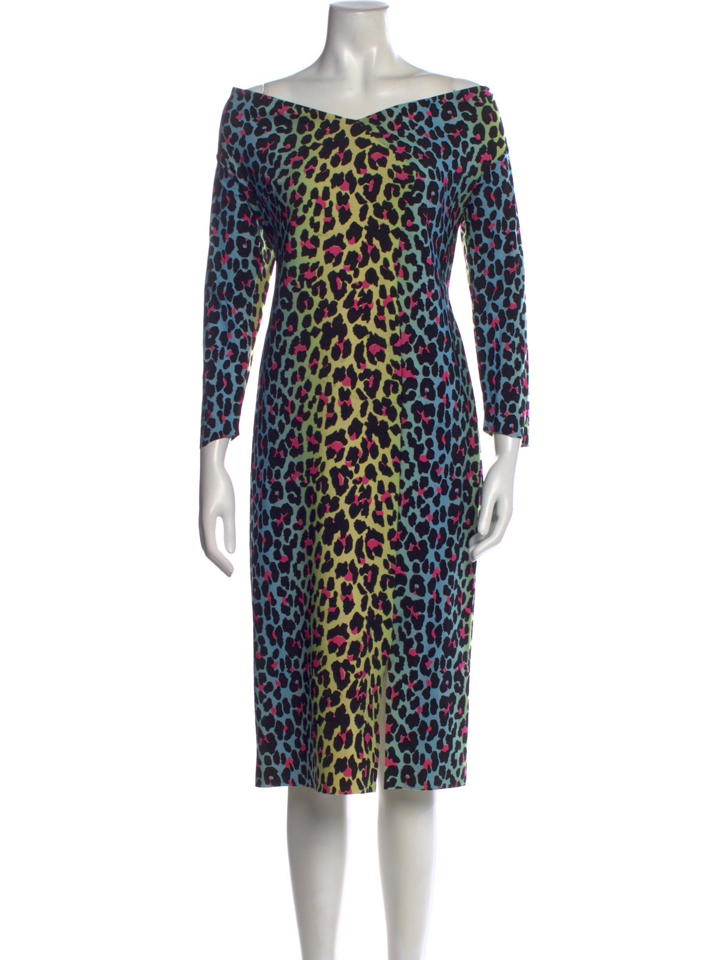 La Petite Robe di Chiara Boni Animal Print Midi Length Dress