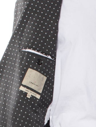 Wooster + Lardini Wool Polka Dot Print Blazer