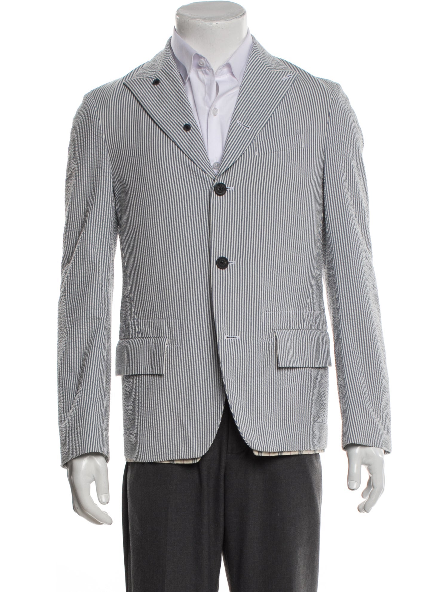 Wooster + Lardini Striped Blazer