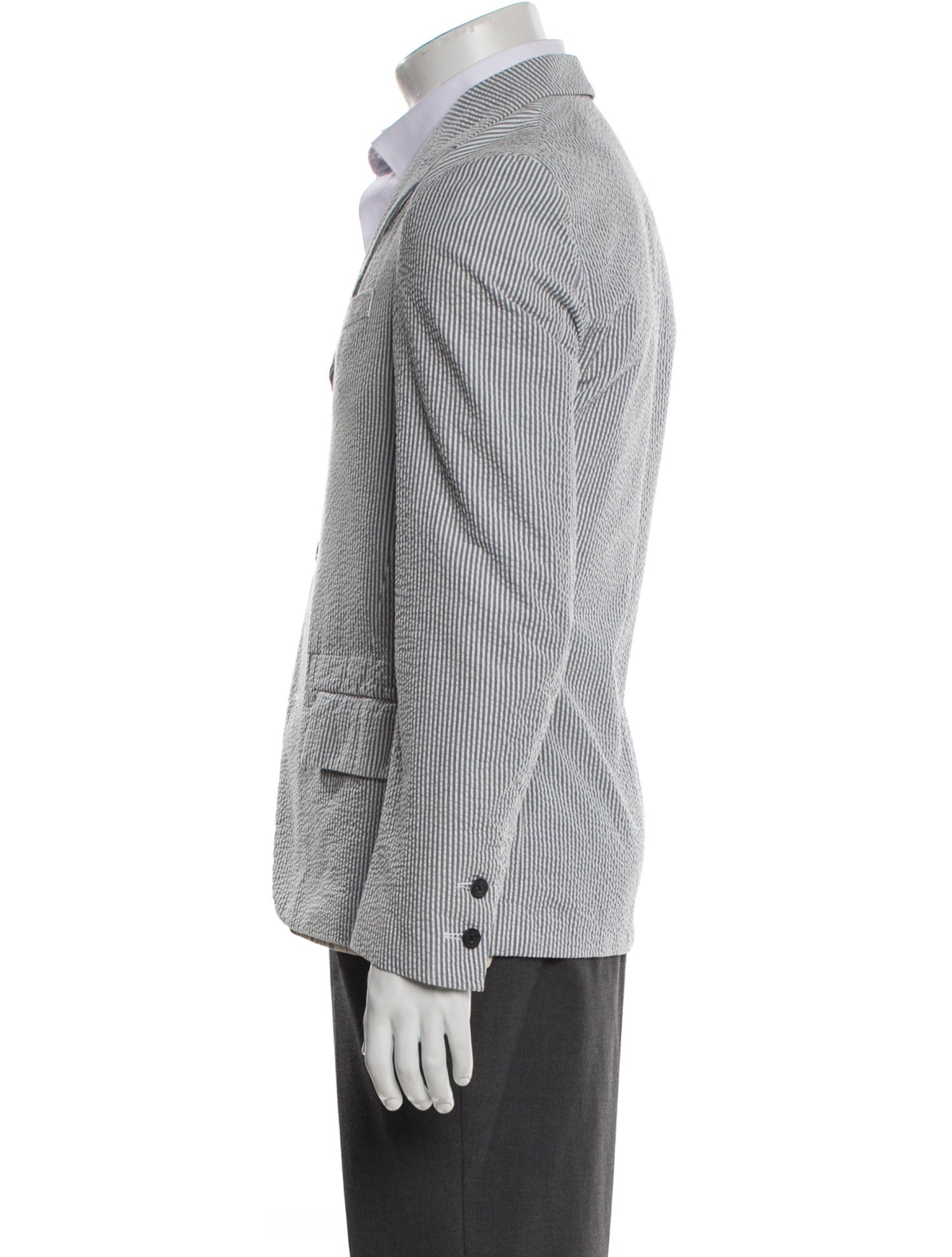 Wooster + Lardini Striped Blazer