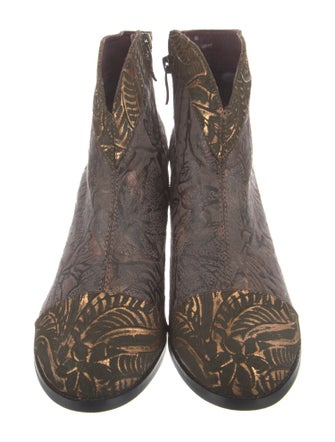 Larusmiani Leather Printed Boots