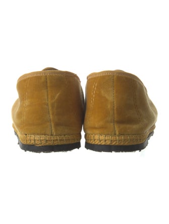 Larusmiani Velvet Grosgrain Trim Loafers