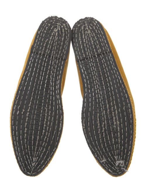 Larusmiani Velvet Grosgrain Trim Loafers