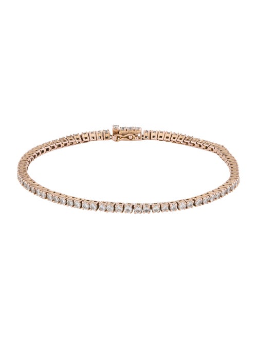The Last Line 14K 2.57ctw Diamond Perfect Tennis Bracelet