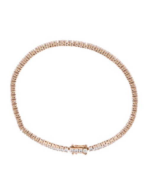 The Last Line 14K 2.57ctw Diamond Perfect Tennis Bracelet