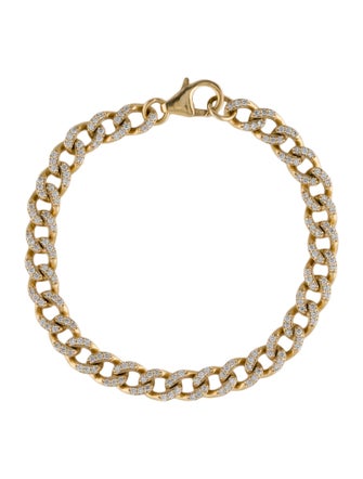 The Last Line 14K Diamond Perfect Curb Link Bracelet