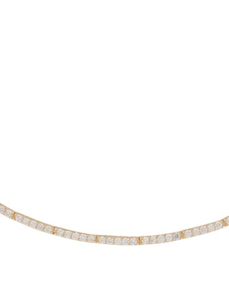 The Last Line 14K 2.68ctw Diamond Crescent Eternity Necklace