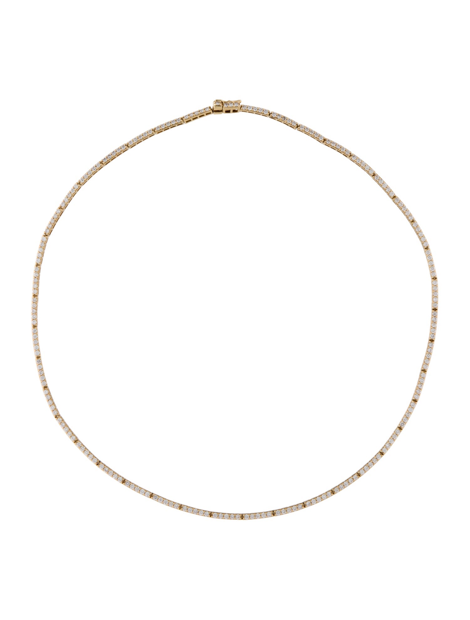 The Last Line 14K 2.96ctw Diamond Perfect Eternity Necklace