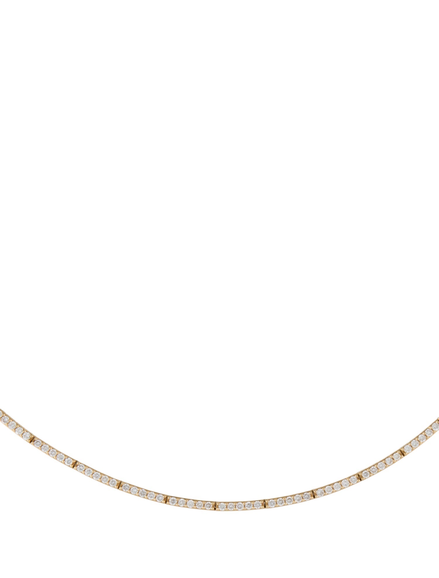 The Last Line 14K 2.96ctw Diamond Perfect Eternity Necklace