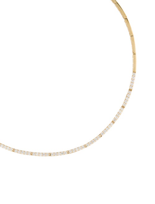 The Last Line 14K 2.68ctw Diamond Crescent Eternity Necklace