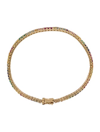 The Last Line 14K Multistone The Perfect Tennis Bracelet