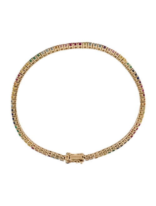 The Last Line 14K Multistone The Perfect Tennis Bracelet