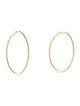 The Last Line 14K Diamond Double Extra Large Inside-Out Hoop Earrings