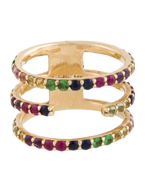 The Last Line 14K Multi-Stone Split Eternity Band