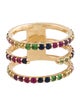 The Last Line 14K Multi-Stone Split Eternity Band