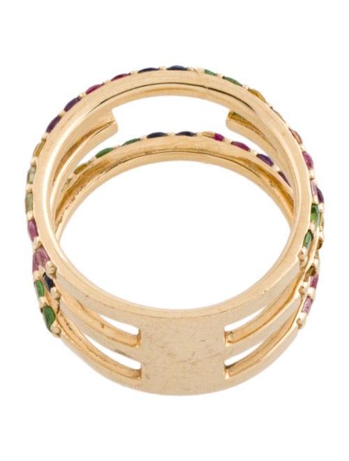 The Last Line 14K Multi-Stone Split Eternity Band
