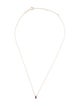 The Last Line 14K Amethyst Teardrop Pendant Necklace