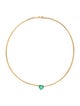 The Last Line 14K 2.65ct Emerald Heart Pendant Necklace