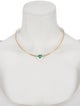 The Last Line 14K 2.65ct Emerald Heart Pendant Necklace